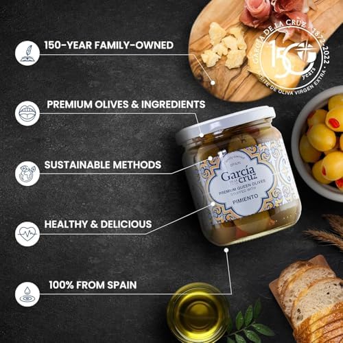 Pimiento Stuffed Olives, Garcia de la Cruz, 14 oz
