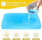 50 Pcs Super Absorbent Commode Pads | Locks Odor & Prevents Splash | Disposable Bedside Commode Liners Pads with Absorbent Gel for Adult Portable Toilet Chair Seat Bucket and Bedpan Home Medical Care