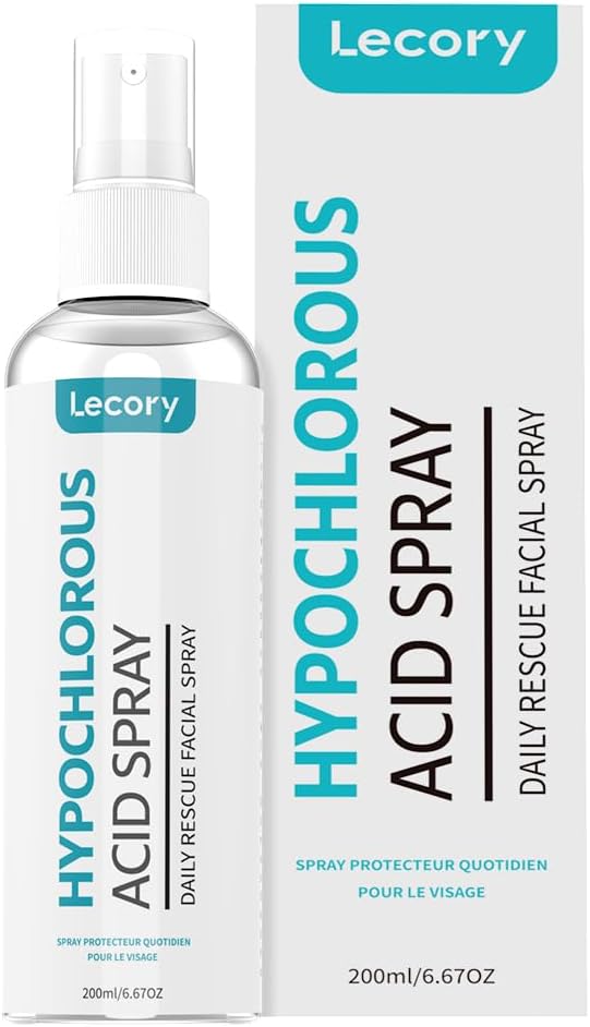 Lecory-Hypochlorous Acid Spray - Your Go-to Face & Skin Treatment | 6.67 oz Piercing Aftercare Spray for Acne, Eczema, Wounds, Body Acne