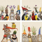 Paperproducts Design Forest Festivities Paper Beverage Napkins, Bundle of 4 (20ct) Packages
