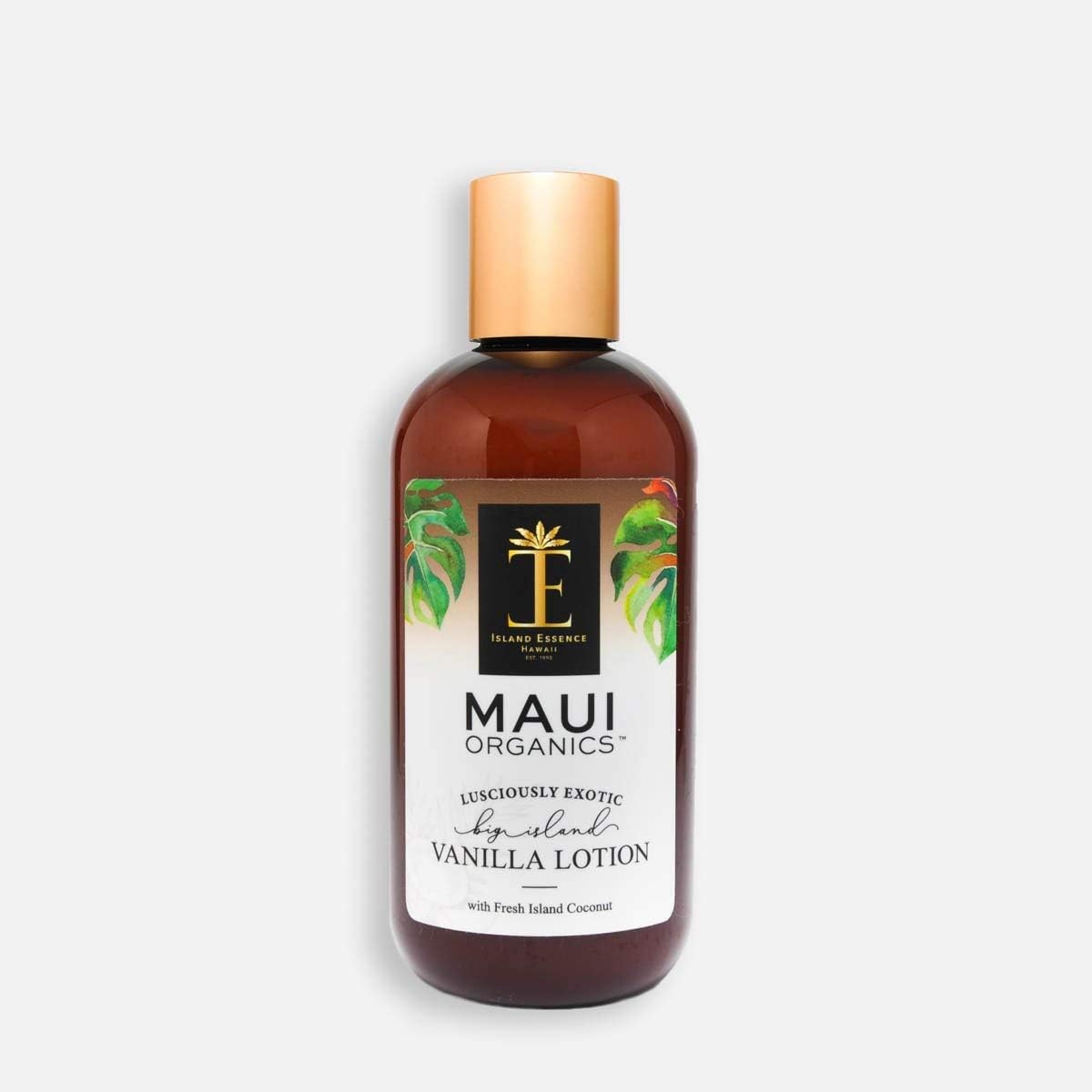 Island Essence - Big Island Vanilla Lotion, 8.5oz - Organic Vegan Skincare from Hawaii