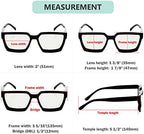Eyekepper Multifocus Progressive Computer Readers Women - Noline Trifocal Reading Glasses Blue Light Filter Oversize Frame (Black)