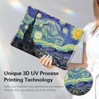 Funut for MacBook Pro 15 inch Case with Retina Display, Pro 15" Ultra Slim Protective Cover Colorful Lightweight Rubberized Case Hard Plastic Cover for Pro 15 inch A1398 (01 Starry Night)