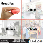 CanDo TheraPutty Scented Hand Exercise Putty For Rehabilitation, Exercises, Hand Therapy, Occupational Therapy, Cherry Red Soft 2oz