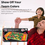 MasterPieces Family Game - NFL Green Bay Packers Checkers - Officially Licensed Board Game for Kids & Adults