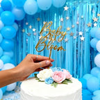 Gold Baby in Bloom Cake Topper, Baby Shower Cake Decoration, Pregnancy Reveal, Acrylic Gender Reaveal Cake Decor, Birth Announcement, Custom/Welcome Baby Party Cake Topper