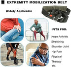 NICHOY Extremity Mobilization Belt,Manual Traction Mobility Strap,Adjustable Fun Gait Belts