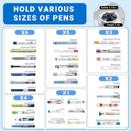 Electric Insulin Cooler Travel Case ，USB Type-C Smart Cooling, 20000mAh Power Bank ，Large Capacity Medication Cooler，Medical Cooler for Travel （Blue,inclued 20000mAh Power Bank ）