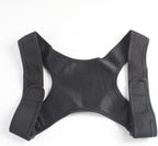 Adjustable Posture Corrector for Women & Men - Grade Back Brace with Lumbar Support, Breathable Non-Slip Design, Black