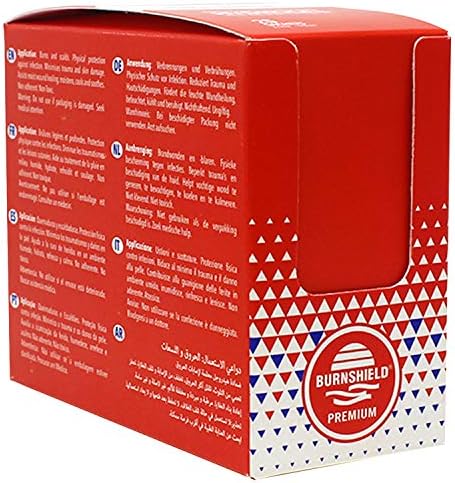 Burnshield First Aid Burn Relief Hydrogel Sachets, 25 Count