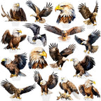 Eagle Cupcake Toppers Bald Eagle Party Decorations 48Pcs Eagle Birthday Party Decorations Bald Eagle Cupcake Picks for 4th of July Patriotic Party Supplies