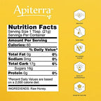 Apiterra - Raw Honey Bulk 8 lbs Bucket Unfiltered Unpasteurized 100% Pure and Natural Wildflower Raw Honey