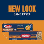 Barilla Whole Grain Linguine Pasta, 16 oz. Box - Non-GMO, Made With 100% Whole Grain Durum Wheat - Great Source of Fiber