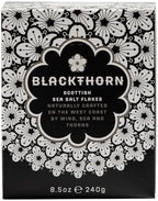Blackthorn Scottish Gourmet Sea Salt Flakes - Natural and Unrefined, 8.5oz Box (Pack of 1)