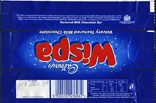 Cadbury Wispa 4 Bars (Pack of 11, Total 44 Bars)
