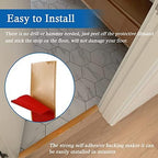 Floor Transition Strip Self Adhesive Floor Cover Strips Laminate 3" Wide Vinyl Flat Divider Transitions Elegant Wood Grain Design (7.6cm, 3.3Ft, Light Brown)