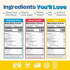 Gluten Free Partake Soft Baked Cookies Variety Pack (Chocolate Chip, Snickerdoodle, Lemon) - Vegan - Free From the Top 9 Allergens Including Dairy, Wheat, Soy, Eggs, & Peanuts - Non GMO - Safe School & Office Snack (3 Pack, 5.5oz Boxes)