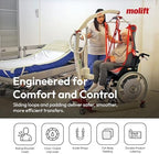 Molift RgoSling HighBack Padded – Patient Lift Sling (Large), Full Body Support w/Headrest – Compatible with Smart 150 Electric Patient Lift – Sliding Loop System for Balanced Weight Distribution