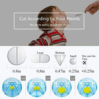 JohnBee Pill Cutter | Best Pill Cutter for Small or Large Pills | Designed in The USA| Cuts Vitamins | Includes Keychain Pill Holder (Blue)