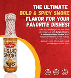 2x Colgin Authentic Hickory/Habanero Liquid Smoke 4 oz Bundle with Basting Brush – Smoky and Spicy Flavor for Meats, Sauces & More – Colgin Liquid Smoke for Cooking – Gift Set (3 Items)