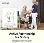 Etac Turner PRO - Patient Turner & Sit to Stand Assist for Safe Turn in Place & Transfer from Seated Position to Another - High Safe Working Load (440 lbs)