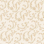 Papstar #84995 Royal Collection Napkins, 1/4 fold, 40 x 40 cm, Champagne, Pack of 50