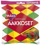 Malaco Aakkoset Hedelmä (Fruit) Mix of Fruity Wine Gums Candy Party Bag (Sweden)