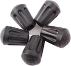Ergonomic Hiking Crutch Tips 6pcs Walking Cover Tips for Sticks Skid-Resistant and Lightweight