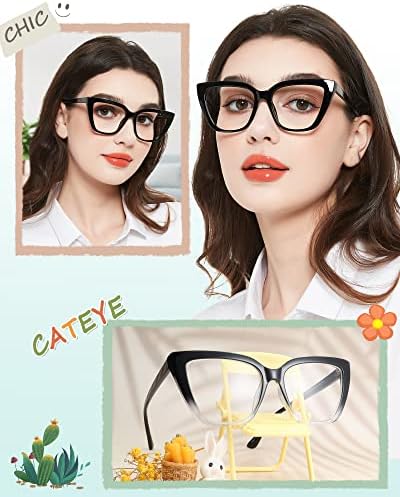MARE AZZURO Oversized Reading Glasses Women Large Cat Eye Readers 1.0 1.25 1.5 1.75 2.0 2.25 2.5 2.75 3.0 3.5 4.0 5.0 6.0