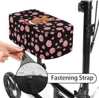 Christmas Knee Scooter Cushion Cover Scooter Accessories Gingerbread Man Cover for Knee Rover Scooter Pad Christmas Decorations