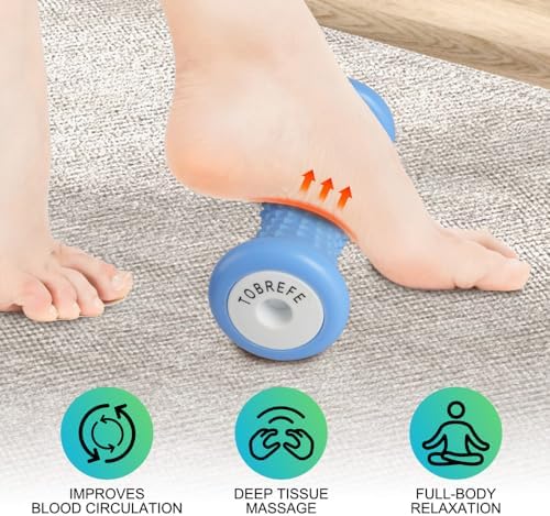 Plantar Fasciitis Relief Foot Massage Roller, for Cure Plantar Fasciitis, Arch and Heel Pain, Myofascial Pain Syndrome, Deep Tissue Acupresssure Reflexology Recovery Muscle Massage Tool