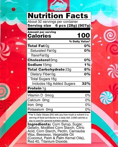 Fruity Edible Gummy Teeth - Fun Shaped Gummies - Halloween Candy Body Parts Gummy Teeth, by Queen City Candy Cave (1 Pound)