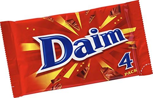 8 Mini Bars X 28gr. Of Marabou Daim Swedish Milk Chocolate Chocolates Sweets Candy By Kraft Foods