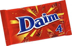 8 Mini Bars X 28gr. Of Marabou Daim Swedish Milk Chocolate Chocolates Sweets Candy By Kraft Foods