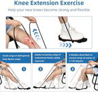 Knee Glider for Replacement, Leg Exerciser and Rehabilitation Device for Hip Replacement, ACL or PCL Surgery - Increase Range of Motion