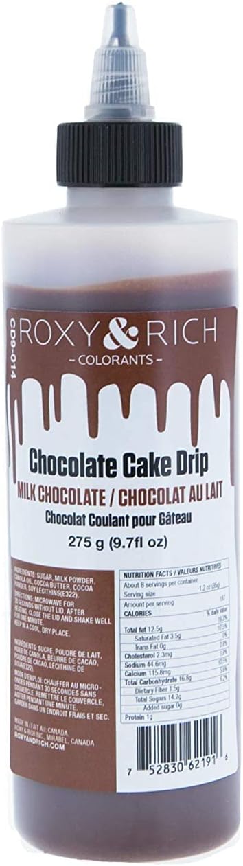 Roxy and Rich Chocolate Cake Drip 275 Grams, Milk Chocolate