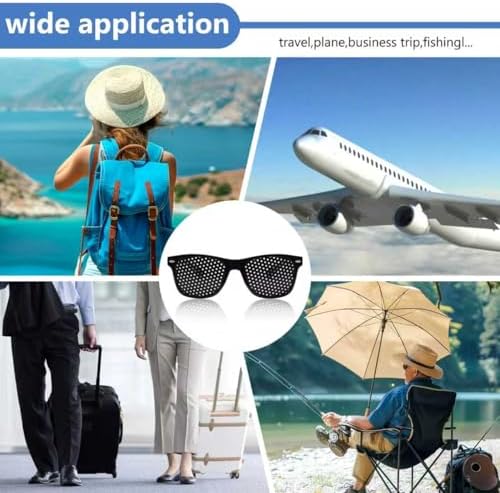 2 Pcs Adjustment Glasses, Help Eye Training And Concentration, Light and Comfortable Frame, Lightweight Frame for Eye Training Focus for Daily Use and Relaxation