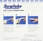 Derma Sciences Surgitube GL110W Tubular Bandage 5/8 in. x 10 yds. Size 1 (Box of 1)