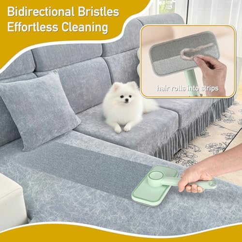 Pet Hair Remover – Reusable Lint Remover for Dog and Cat Hair Electrostatic Lint Brush Magic Pet Hair Removal Tool for Clothes, Couch, Carpet, Car, Rugs, Bedding, Fabric Furniture