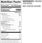 Plant Junkie Organic Chia Seeds, 8oz, USDA Organic, Non-GMO, Gluten Free, Kosher, 37% DV of Fiber, for Smoothies, Baking & More