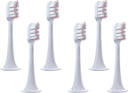 6Pcs Replacement Toothbrush Heads for Xiaomi Mijia/Mi Home T300 T500 Series Sonic Electric Brush Handles - Multiple Option (Pink Medium)