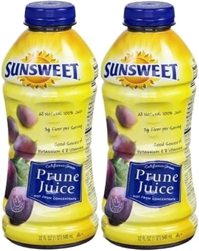 Sunsweet Prune Juice - 32 Ounce (Pack of 2)