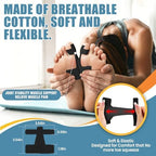 Kinesiology Tape for Bunion, 20 Pcs Pre-Shaped Athletic Tape – Breathable, Latex-Free Foot Tape for Discomfort Relief & Big Toe Joint Support for Walking, Running, Standing (Black)