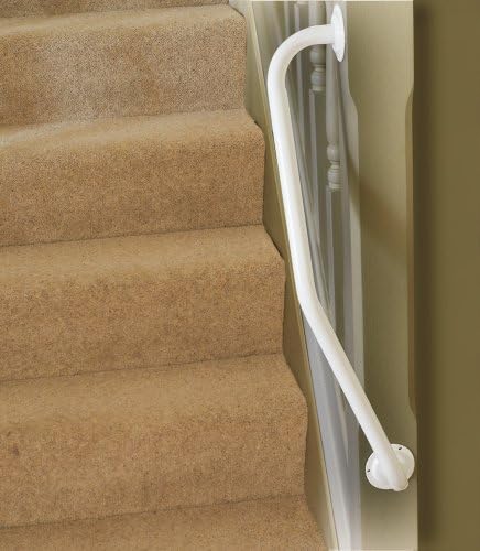 NRS Healthcare Newel Post Grab Rail Right Handed