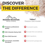 Diastatic Malt Powder (7oz) Dry Malt Powder for Baking, Improve Dough Rise, Enhance Bread Texture and Flavor, Perfect for Bread and Pizza, Non-GMO Sourced, Premium Quality, 100% Malted Barley Flour