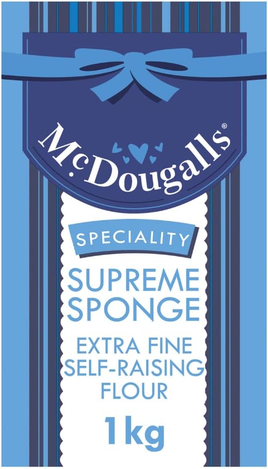 McDougalls Supreme Sponge Self-Raising Flour, 1 kg Bag (Pack of 1)