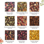 VAHDAM Top 9 Exotic Loose Leaf Tea Sampler (18+ cups) | Floral & Fruity Blends with Delicious Taste | Hot & Iced | Perfect for Gifting & Regular Consumption