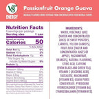 V8 +Energy Passionfruit Orange Guava Juice Energy Drink, 8 fl oz Can (24 Pack)