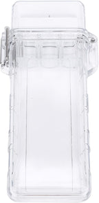 Pwshymi Water Proof Compact Storage Box for Outdoor Activities, Plastic Clear Holder Case for Camping Travel