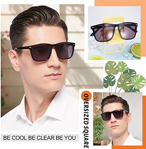 MARE AZZURO Oversized Reader Sunglasses Men Outdoor Reading Glasses 1.0 1.25 1.5 1.75 2.0 2.25 2.5 2.75 3.0 3.5 4.0